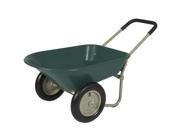 Best Choice Products Dual Wheel Home Yard Rover Wheelbarrow Garden Cart