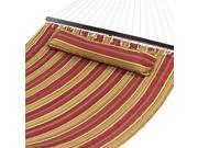 Hammock Quilted Fabric With Pillow Double Size Spreader Bar Heavy Duty Stylish