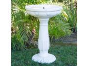 Best Choice Products Solar Bird Bath Fountain With LED Lights And Integrated Solar Panel