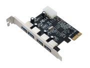 Sedna PCI Express USB 3.0 4 Port Adapter 4E
