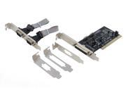 SEDNA PCI 2 Serial 1 Parallel Adapter Card MCS9865 chip set 3 Low Profile Bracket included