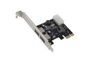 SEDNA PCI Express USB 3.0 2 Port Adapter VL806 chipset support Win 8 UASP