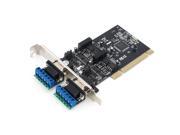 SEDNA PCI 2 PORT RS 422 485 Adapter Card