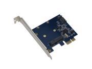 SEDNA SEDNA PCI Express mSATA III 6G SSD Adapter with 1 SATA III port Hybri Disk Software for HDD Acceleration