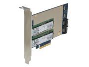 SEDNA PCIe Dual M.2 SSD SATA 6G 4 Port Raid Adapter with HyoperDuo Hard disk acceleration function SSD not included