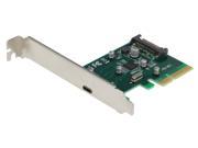 SEDNA PCIE USB 3.1 1 Port Type C Adapter 10 Gbps