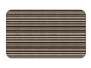 Skid resistant Carpet Area Rug Floor Mat Mocha Brown Stripe Many Other Sizes to Choose From
