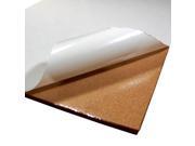Cork Sheet with Adhesive 12In X 36In X 3 32In Thick