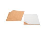 Cork Sheet with adhesive 6In X 6In X 1 4In Thick 4Pcs set