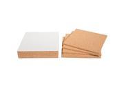 Cork Sheet with adhesive 6In X 6In X 1 4In Thick 9Pcs set