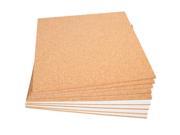 Cork Sheet with adhesive 12In X 12In X 1 4In Thick 9Pcs set