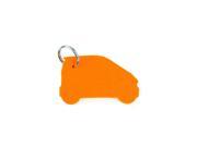 Felt Keychain City Car Orange