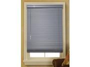 Mini Window Blinds 1 Slats Gray Venetian Vinyl Blind Actual Size 23 x 64 Length