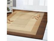 Home Dynamix Royalty HD602J-530 Polypropylene 7-Feet 8-Inch by 10-Feet 4-Inch Area Rug, Brown/Blue