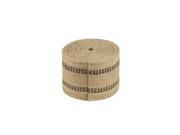 Jute Webbing 3.50 Inches x 8 yards Natural with Black Stripes