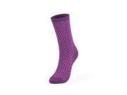 Women s Purple Polka Dot Socks 3 Pack Shoe Size 5 9
