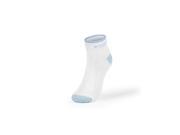 Kodiak Women?s Anklet Socks 2 Pack Style 90409 White with Light Blue Accents