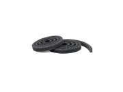 Reticulated Black Foam Stripping 1 Wide X 6 Long X 1 2 Thick 20 PPI 2 Pack