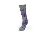 Kodiak Women s Crew Socks Style 2548 Gray and Purple