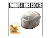 Zojirushi NP GBC05 3 cup Rice Cooker and Warmer With Cookbook