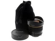 Rokinon FE8MC 8mm f 3.5 Aspherical Fisheye Lens for Canon DSLR Cameras Black