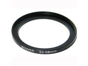 Bower Step Up Adapter Ring 52mm Lens to 58mm Filter Size