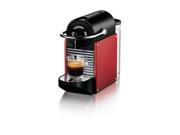 Nespresso Pixie D60 Carmine Espresso Machine Dark Red