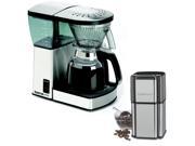 Bonavita BV1800 8 Cup Coffee Maker with Glass Carafe with Cuisinart Grind Central Coffee Grinder