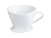 HIC Porcelain Coffee Filter Cone Size 4