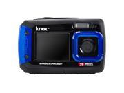 Knox Dual LCD Display 20MP Waterproof Shockproof Digital Camera Blue