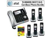 AT T TL86109 DECT 6.0 2 line Bluetooth Cord Cordless Phone Kit