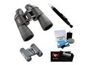 Bushnell 175012 Perma Focus 12x50 Wide Angle Binoculars Bushnell Powerview 8x21 Folding Roof Prism Binoculars Accessory Kit