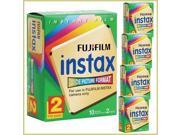 FujiFilm Fuji Instax Instant Film Twin Pack Two Packs Of 10 Bundle Of 5