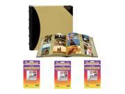 Pioneer Photo Albums 622500 Fabric Leatherette 500 Photo Album 4X6 Kit