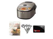 Zojirushi NP HCC10 Induction Heating System Rice Cooker and Warmer Bundle