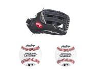 Rawlings Renegade Series 13 Pro Mesh Baseball Softball Glove w Set of 2 Baseballs
