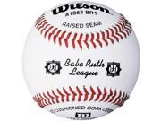 Wilson A1082 Babe Ruth League Series Baseball 1 Dozen White