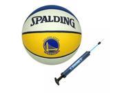 Spalding NBA Golden State Warriors Full Size Basketball with12