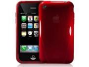 iSkin SOLO3G RD Solo Protector for Iphone 3GS Red