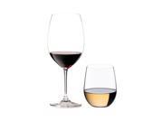 Riedel 8 Piece Vinum Bordeaux and O Viognier Glassware Set