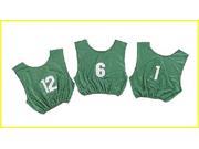 Champion Sports Adult Numbered Scrimmage Vests Set of 12 Kelly Green