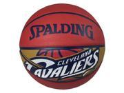 Spalding NBA Courtside Cleveland Cavaliiers Outdoor Rubber Basketball Size 7 29.5