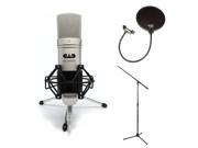 CAD Audio GXL2400USB Cardioid USB Microphone with Knox Pop Filter Mic Stand
