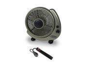 Soleus 3 Speed Electric Rotating Table Fan with Surge Protector