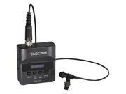 Tascam DR 10L Digital Audio Recorder with Lavalier Mic