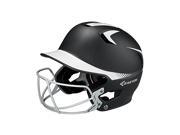 Easton Junior Z5 Grip 2Tone Batters Helmet with BBSB Mask Black White