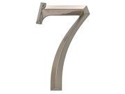 Classic 6 Inch Number 7 Polished Nickel