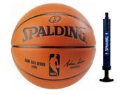 Spalding NBA Indoor Outdoor Official Size Replica Game Ball 29.5