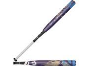 DeMarini 2017 CF9 Slapper 10 Fast Pitch Softball Bat Purple Light Blue 34 inch 24 oz.