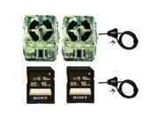 Primos 12MP Proof 60 Ground SWAT Trail Camera 2 Memory Cards Cable Locks